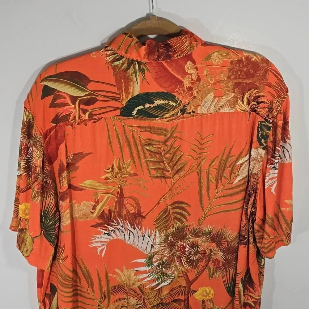 {H&M} Men's Relaxed Fit Resort Shirt - Desert Print - Size Large - Picture 10 of 13